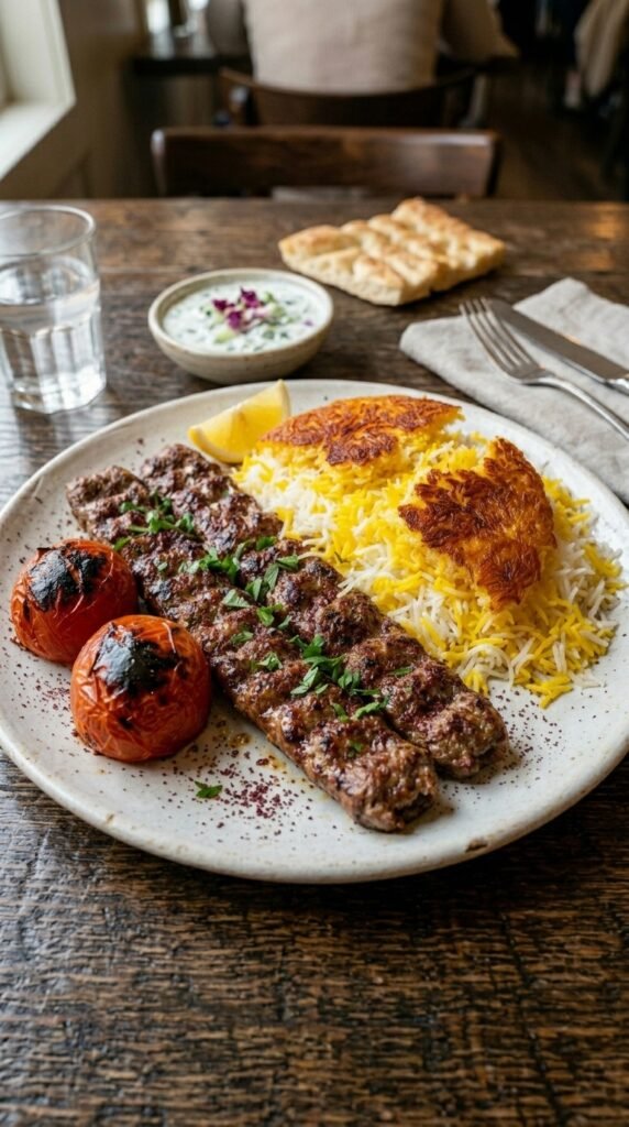 Iranian Chelo Kebab