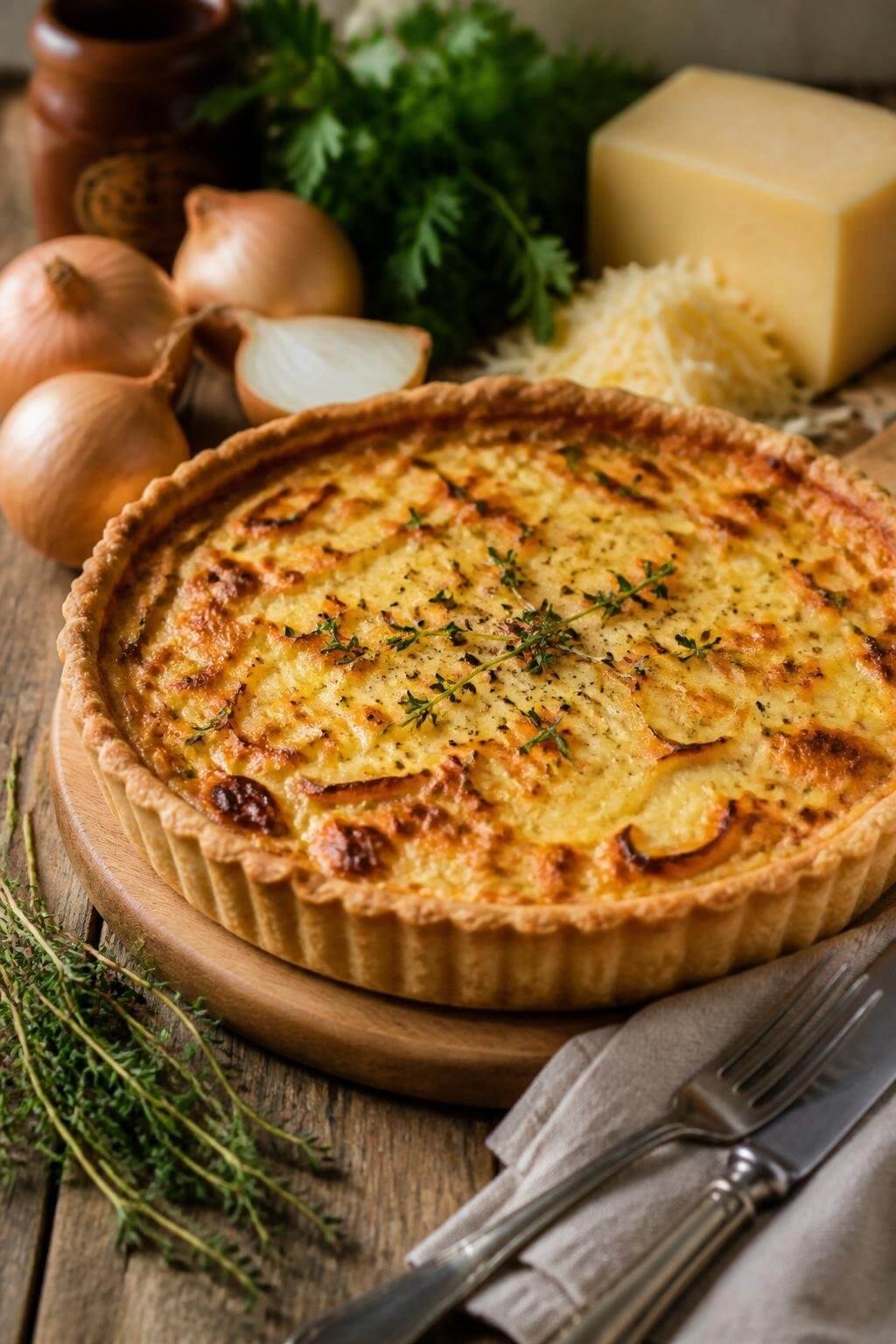 Hairy Bikers Cheese And Onion Quiche