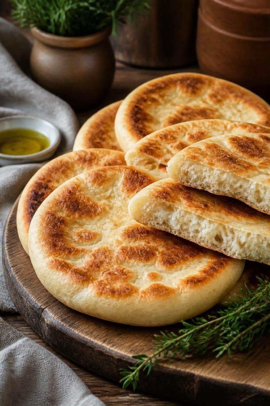 Turkish Bazlama Bread