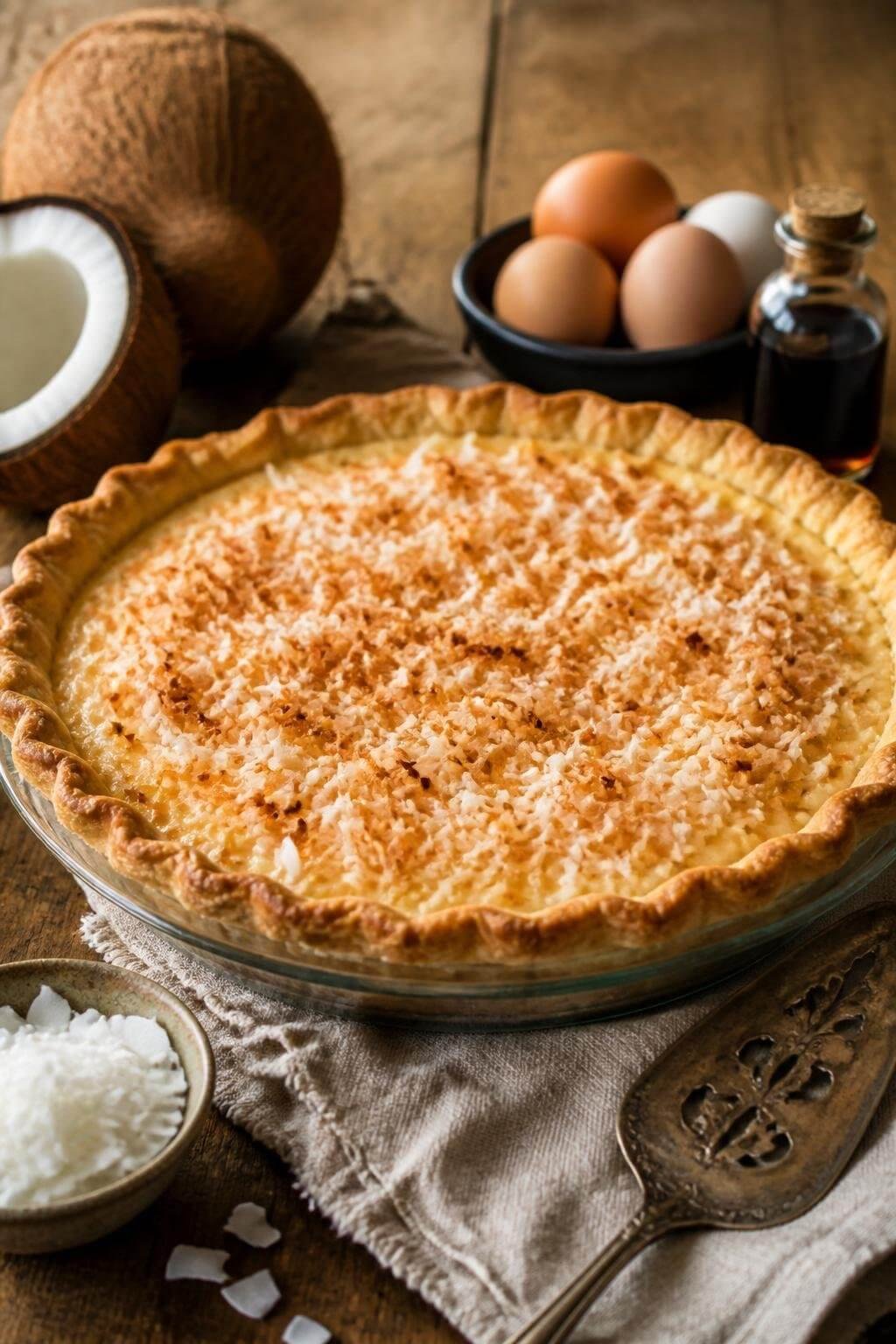 Coconut Custard Pie