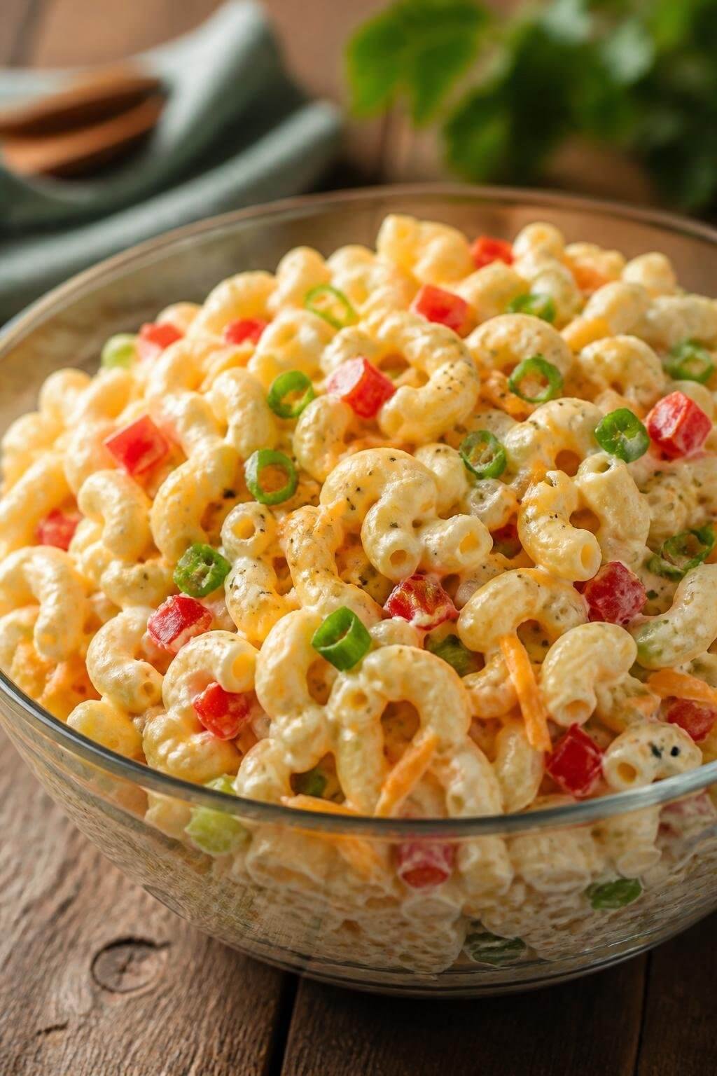 Cheddar Sour CrMacaroni Salad