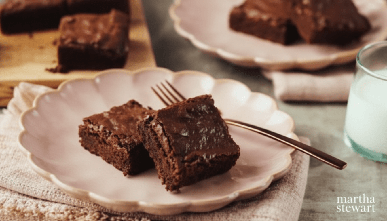 Martha Stewart​ Fudgy Brownies Recipe