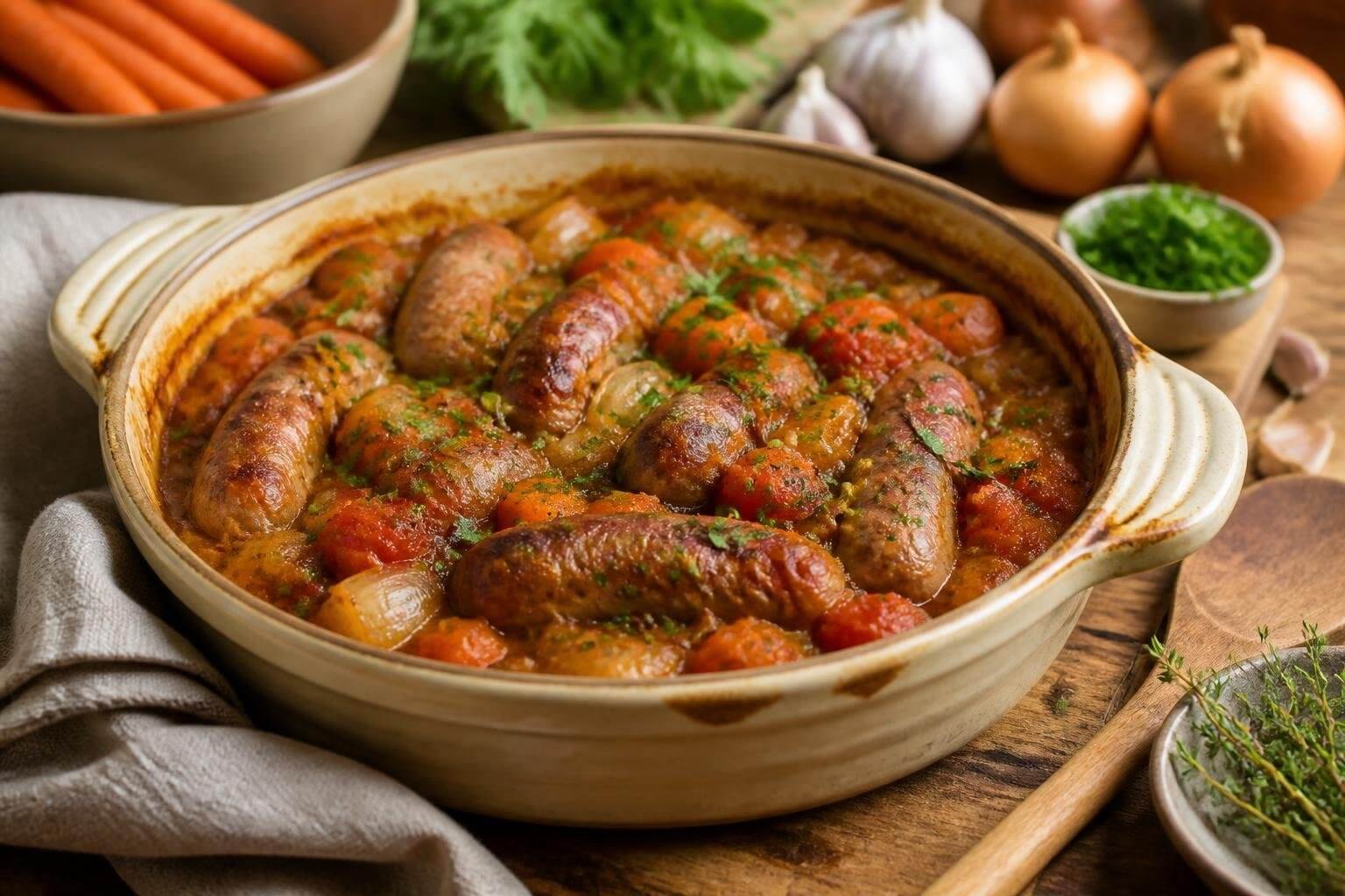 Hairy Bikers Sausage Casserole Recipe