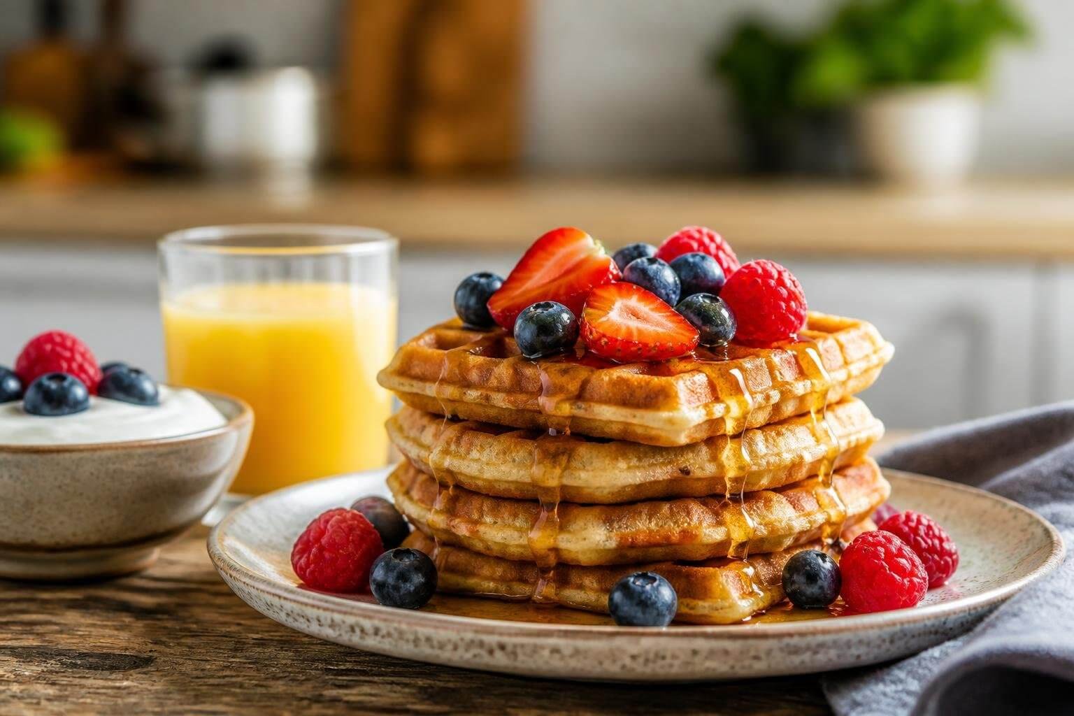 High Protein Waffles Recipe