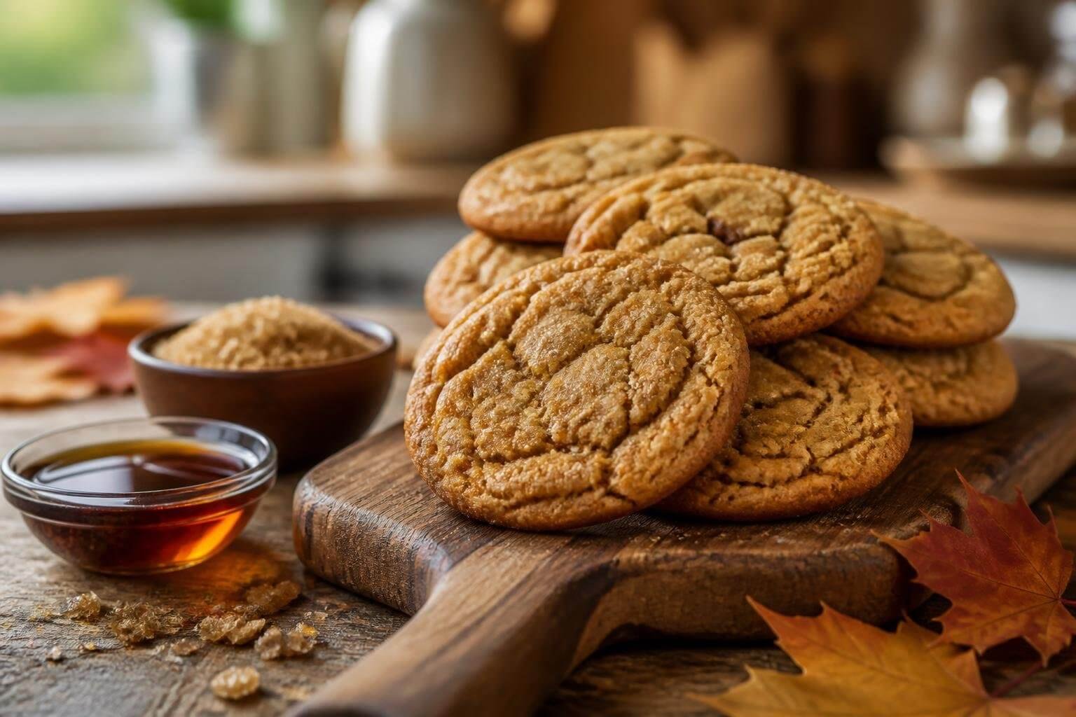 Chewy Maple Brown Sugar Cookies Recipe