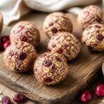High Protein Cranberry Energy Balls Recipe